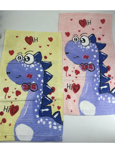 Полотенце 2202362 Динозавр Hi вафельное 25*50 / 7-я