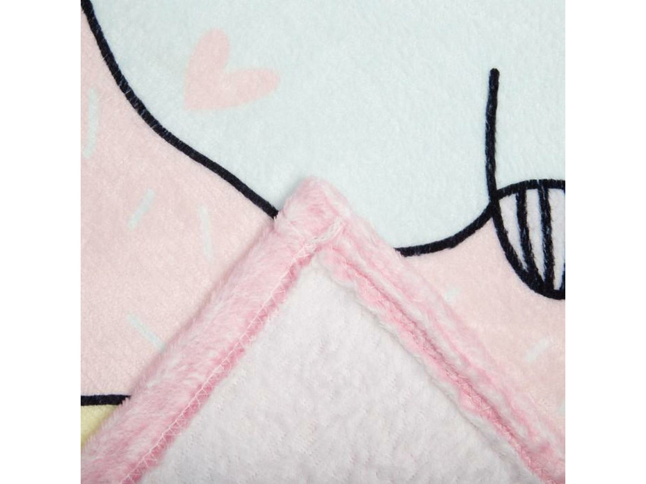 Плед 6948929 Unicorn флисовый 100*100 / Крошка Я