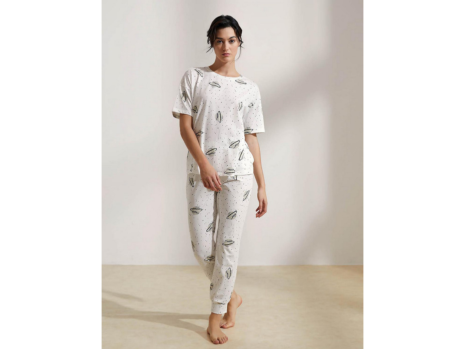 Пижама женская, футболка и брюки 36184 Space / Hays