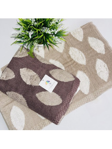 Полотенце 6665-В Овалы махровое 50*90 / 7-я