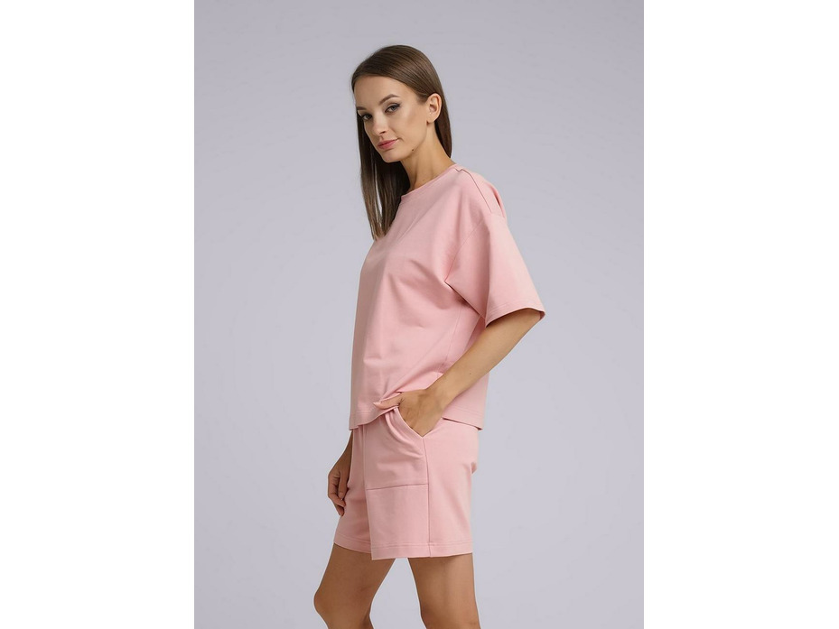 Костюм женский, футболка и шорты LF24-100/5 + LSH24-100/3 / Clever