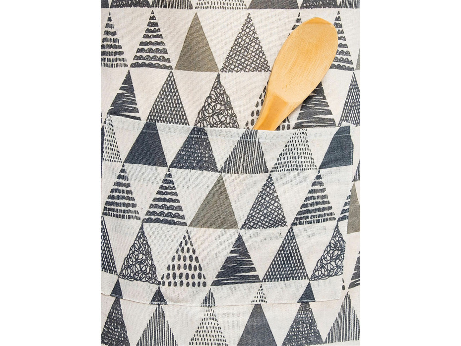 Фартук 3580548 Треугольники рогожка 70*60 / Доляна