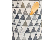 Фартук 3580548 Треугольники рогожка 70*60 / Доляна