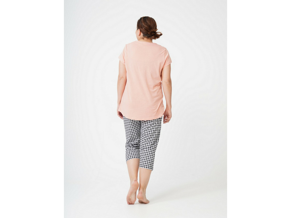 Пижама женская, футболка и капри 109130 2038 Happy / Vienetta Пижама женская, футболка и капри 109130 2038 Happy / Vienetta