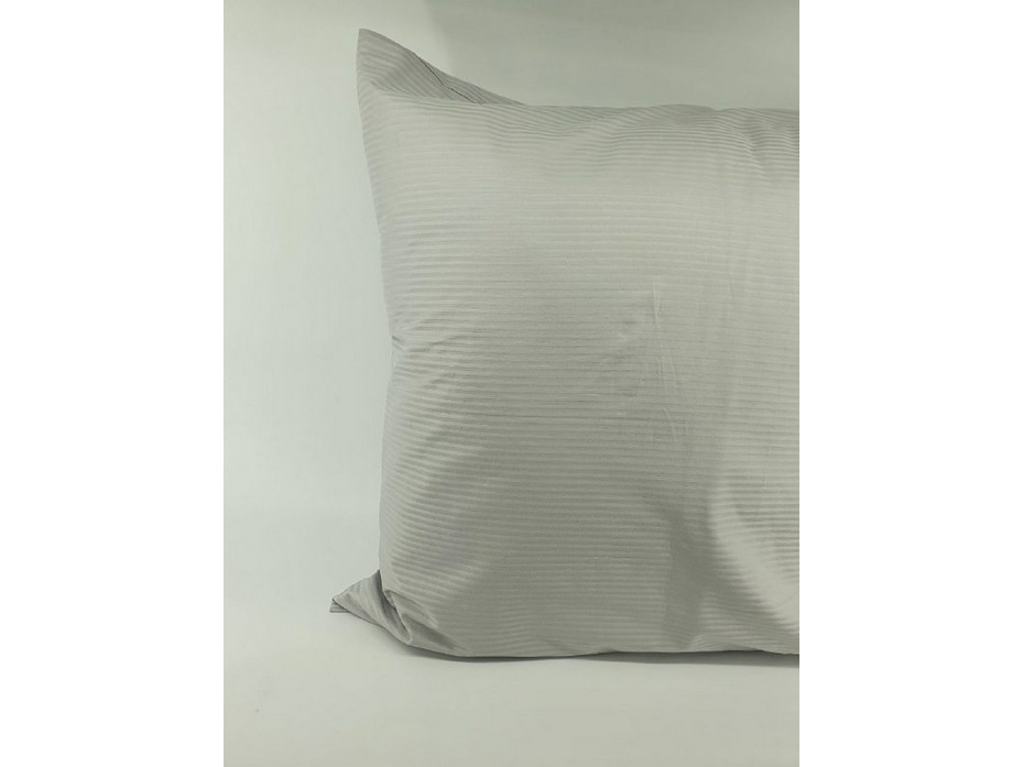 Наволочка KL-4(105) светло серый сатин страйп 70*70 / Tia