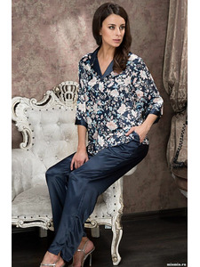 Пижама женская, рубашка и брюки 5966 Emilia / Mia-Amore