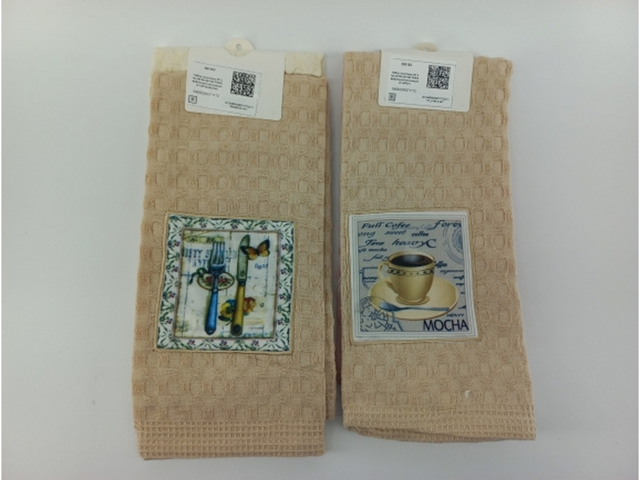 Набор полотенец 581163 Paris вафельные (40*60, 2 шт) / 7-я