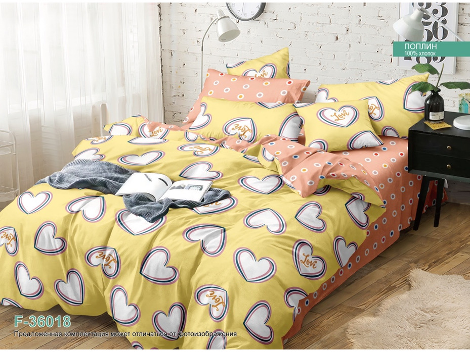 Постельное белье 36018 поплин 1,5 сп / Butterfly