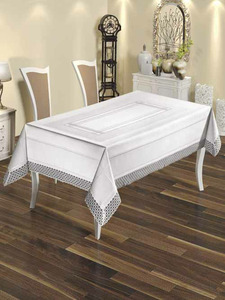 Скатерть Granit c жаккардовым рисунком 160*220 / Do&Co Скатерть Granit c жаккардовым рисунком 160*220 / Do&Co