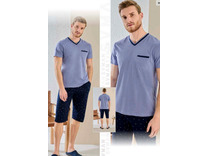 Пижама мужская, футболка и шорты 9365 / Svman Пижама мужская, футболка и шорты 9365 / Svman