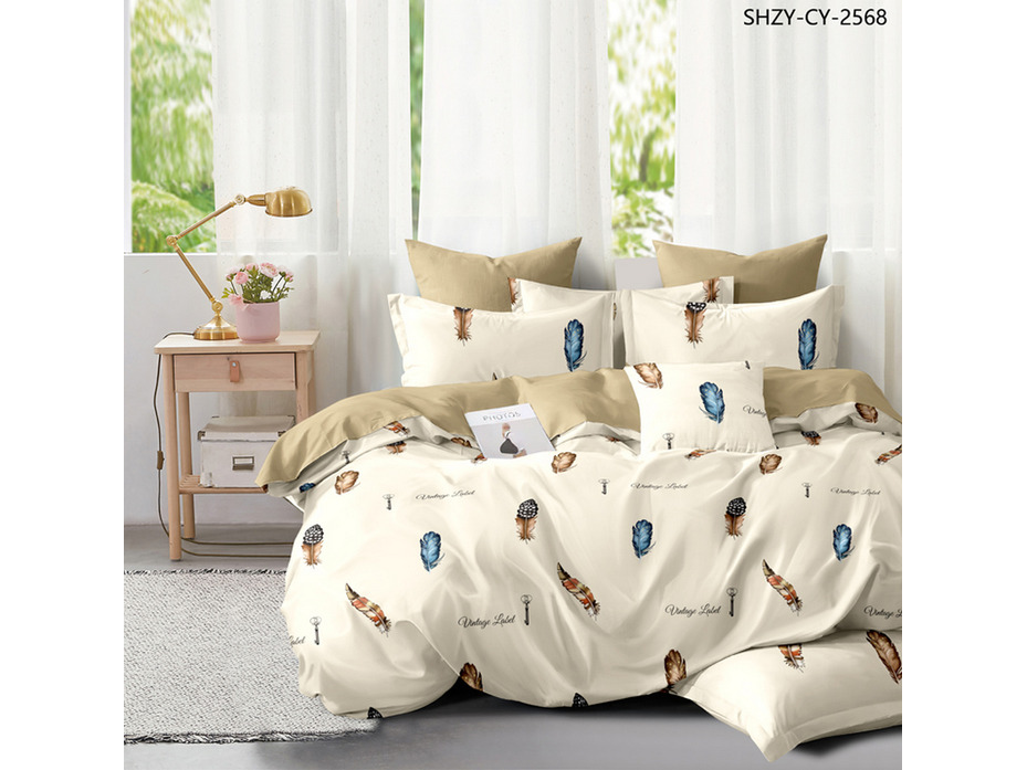 Постельное белье Перья 6291 поплин 1,5 сп / Butterfly Постельное белье Перья 6291 поплин 1,5 сп / Butterfly