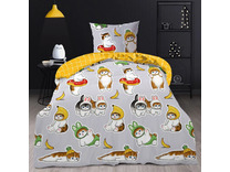 Постельное белье с простыней на резинке 20126 (24) Чил перкаль 1,5 сп / Василиса