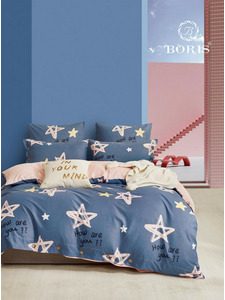 Постельное белье Sweet Home Nk 019 полисатин Евро сп / Boris