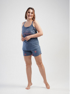 Пижама женская, майка и шорты 110024 1201 / Vienetta Пижама женская, майка и шорты 110024 1201 / Vienetta