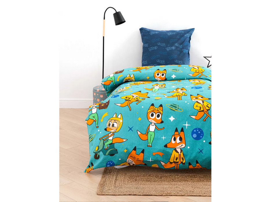 Постельное белье 10262 (17) Лекс и Триша бязь 1,5 сп / Василиса