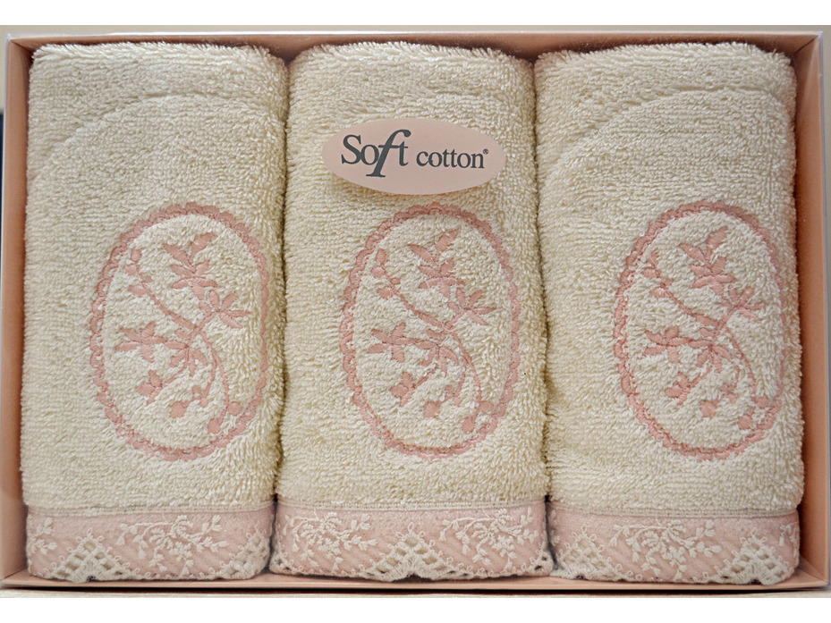 Набор полотенец Buket махровые (32*50, 3 шт) / Soft Cotton