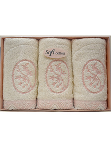 Набор полотенец Buket махровые (32*50, 3 шт) / Soft Cotton
