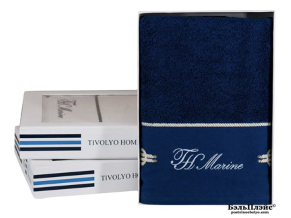 Полотенце Anchor махровое в коробке 50*100 / Tivolyo Home Полотенце Anchor махровое в коробке 50*100 / Tivolyo Home
