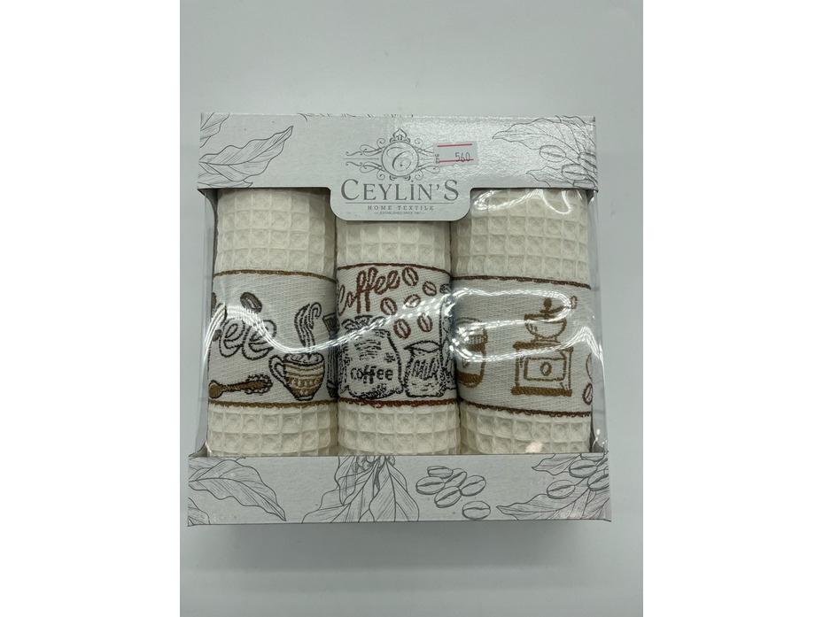 Набор полотенец Ceylin Мульти вафельные (30*50, 3 шт) / Activ Набор полотенец Ceylin Мульти вафельные (30*50, 3 шт) / Activ