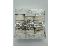 Набор полотенец Ceylin Мульти вафельные (30*50, 3 шт) / Activ Набор полотенец Ceylin Мульти вафельные (30*50, 3 шт) / Activ