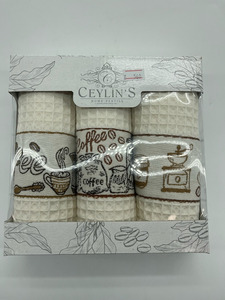 Набор полотенец Ceylin Мульти вафельные (30*50, 3 шт) / Activ Набор полотенец Ceylin Мульти вафельные (30*50, 3 шт) / Activ