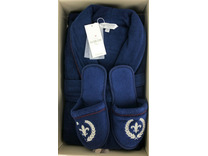 Халат мужской с тапочками Seymour махровый / Maison Dor Халат мужской с тапочками Seymour махровый / Maison Dor