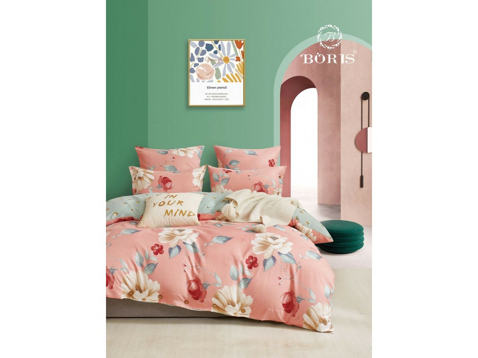 Постельное белье Sweet Home Nk 018 полисатин 1,5 сп / Boris