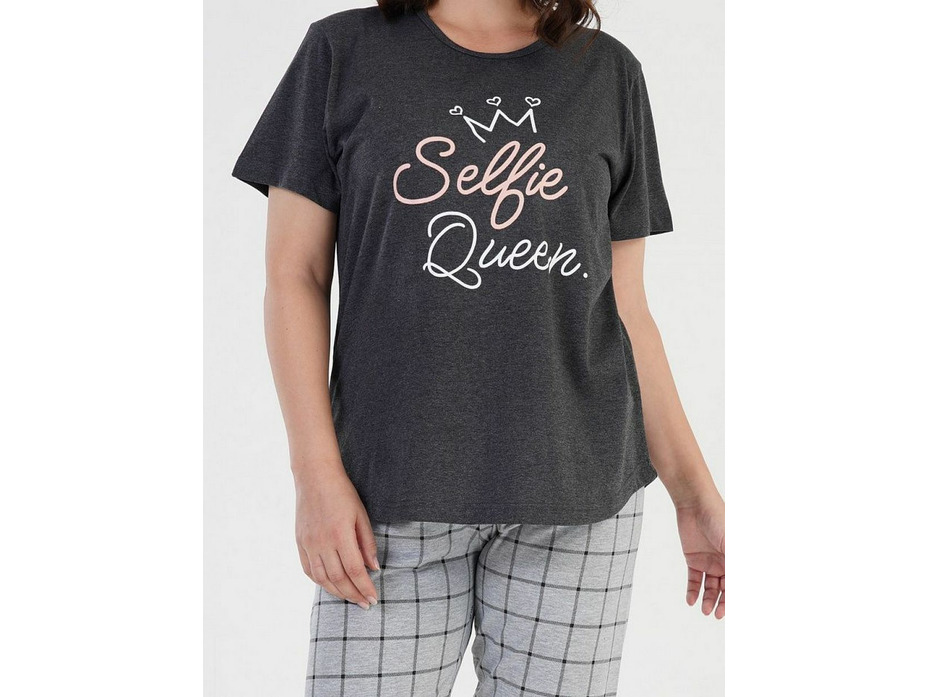 Пижама женская, футболка и капри 210078 1708 Lost / Vienetta Пижама женская, футболка и капри 210078 1708 Lost / Vienetta