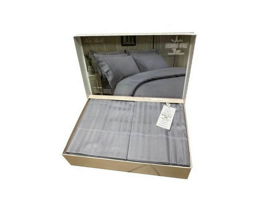 Постельное белье New Rails страйп сатин Семейный сп / Maison Dor Постельное белье New Rails страйп сатин Семейный сп / Maison Dor