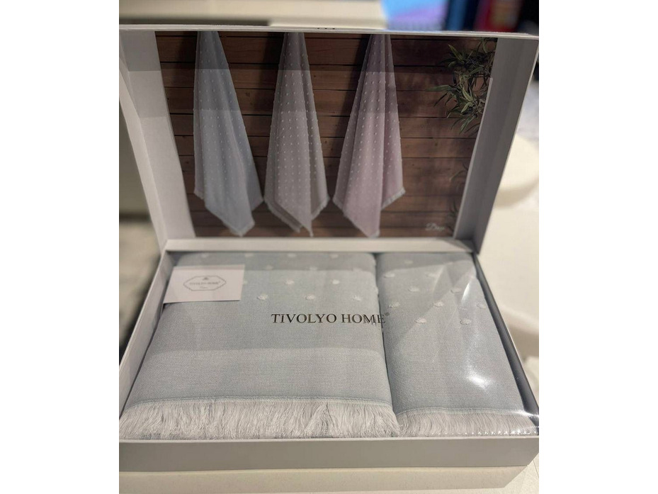 Набор полотенец Drop махровые (50*100, 75*150) / Tivolyo Home