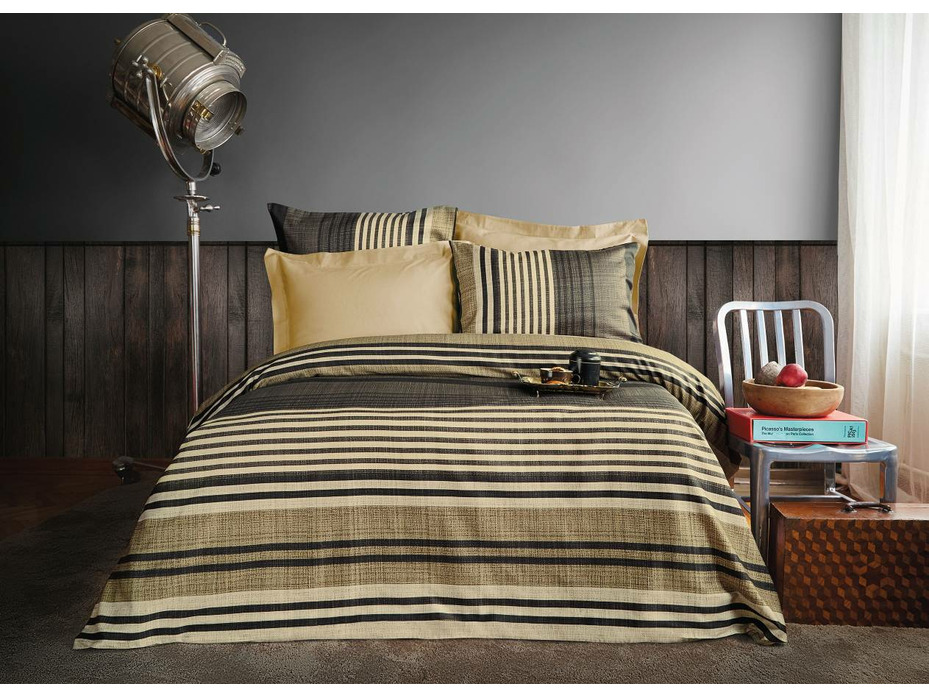 Постельное белье Lineer сатин Евро сп / Issimo Home Постельное белье Lineer сатин Евро сп / Issimo Home