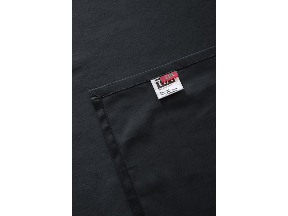 Простыня KL- 5(007) черный сатин однотонный 240*260 / Tia Простыня KL- 5(007) черный сатин однотонный 240*260 / Tia