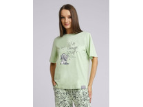 Пижама женская, футболка и брюки LF24-1077/1 + LTR24-1077 / Clever