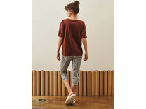 Пижама женская, футболка и капри 27449 Popcorn / Hays Пижама женская, футболка и капри 27449 Popcorn / Hays