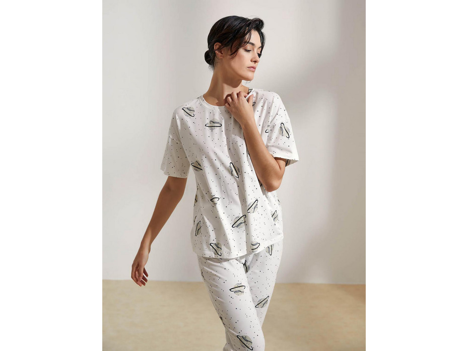 Пижама женская, футболка и брюки 36184 Space / Hays