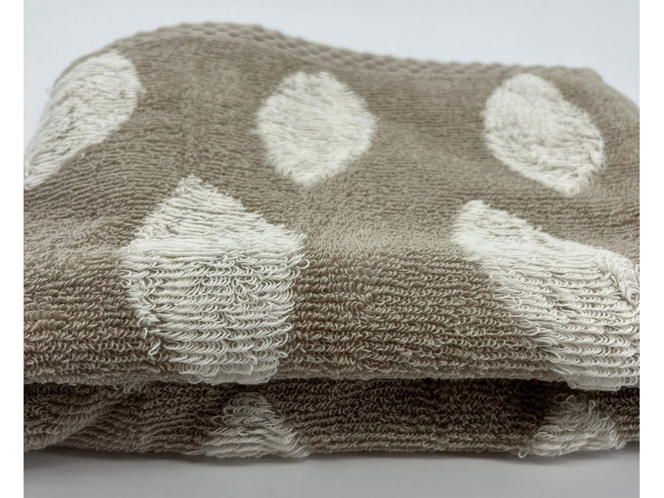 Полотенце 6665-В Овалы махровое 50*90 / 7-я