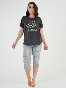 Пижама женская, футболка и капри 210078 1708 Lost / Vienetta Пижама женская, футболка и капри 210078 1708 Lost / Vienetta