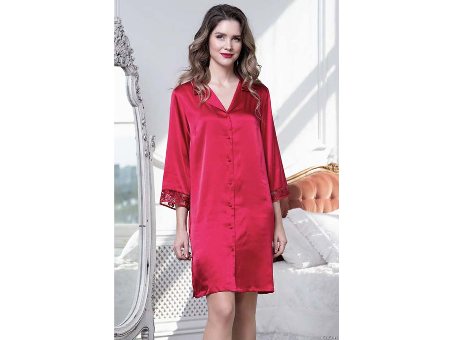 Халат-рубашка женский Marisia 8587 / Mia-Amore Халат-рубашка женский Marisia 8587 / Mia-Amore