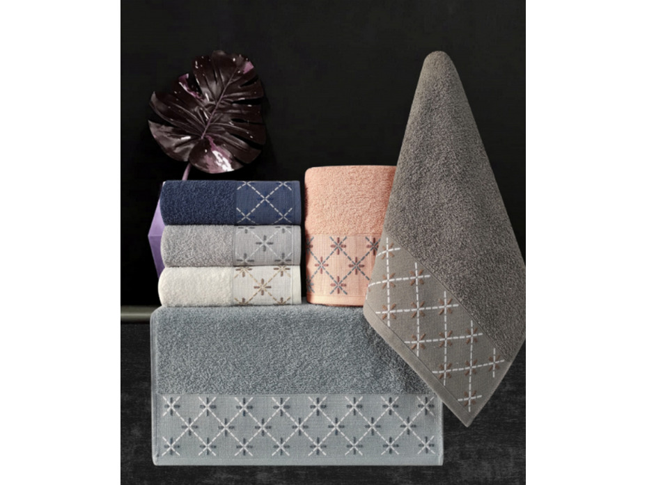 Полотенце H 3241 Vip Cotton Mila махровое 70*140 / Karven