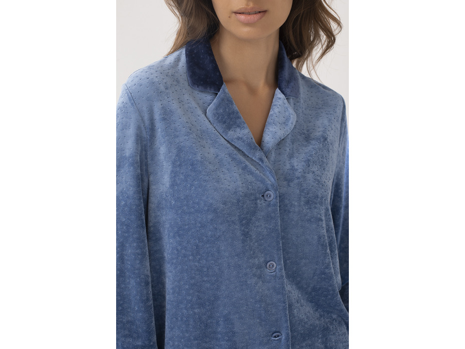 Рубашка женская 20409-5 велюровая / Laete Рубашка женская 20409-5 велюровая / Laete