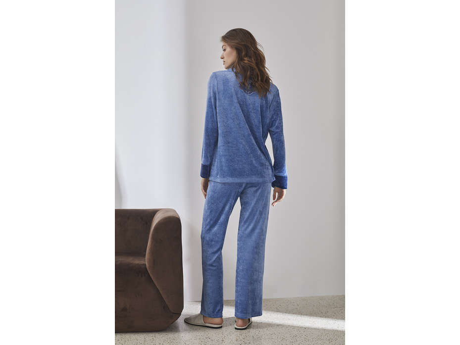 Брюки женские домашние 20411-5 велюровые / Laete Брюки женские домашние 20411-5 велюровые / Laete