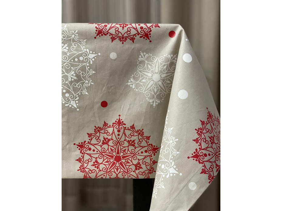 Скатерть Morgon teflon Льняной 140*180 / Tia Скатерть Morgon teflon Льняной 140*180 / Tia