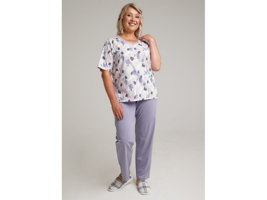 Пижама женская, футболка и брюки LP13-1069/1 / Clever