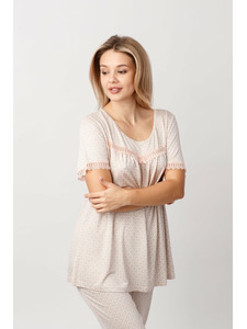 Пижама женская, футболка и брюки 609/559 / Дюма