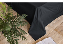 Простыня KL- 5(007) черный сатин однотонный 240*260 / Tia Простыня KL- 5(007) черный сатин однотонный 240*260 / Tia