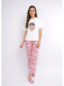 Пижама мужская, футболка и брюки LP22-941/3 / Clever