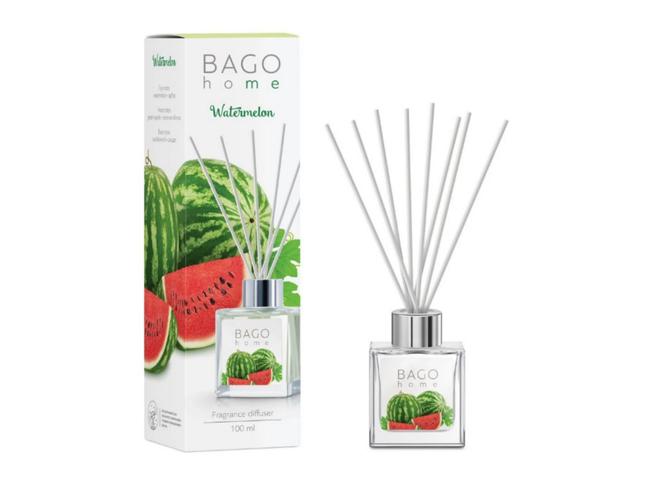 Арбуз BGH0106, Диффузор с палочками, 100 мл / Bago Home