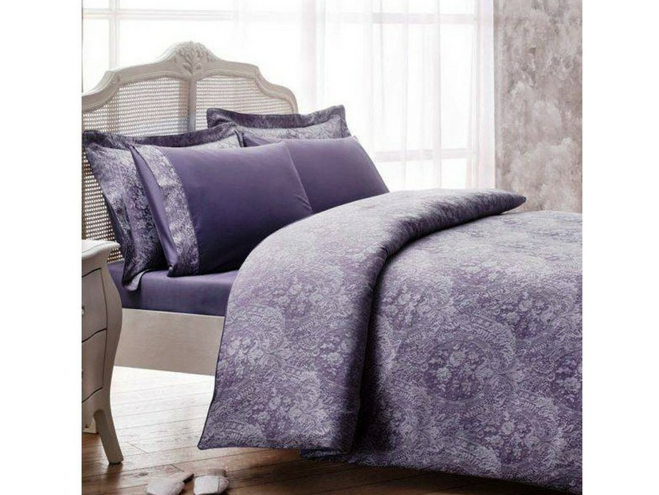 Постельное белье Crocodile jakarli Евро сп / Tivolyo home