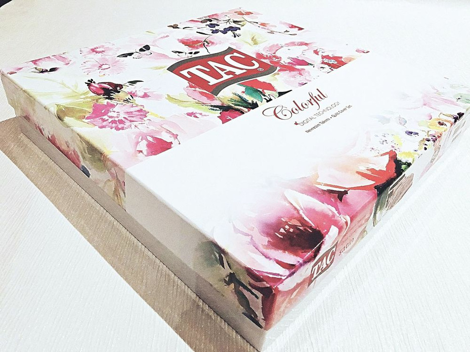 Постельное белье Blanche сатин digital Евро сп / Tac Постельное белье Blanche сатин digital Евро сп / Tac