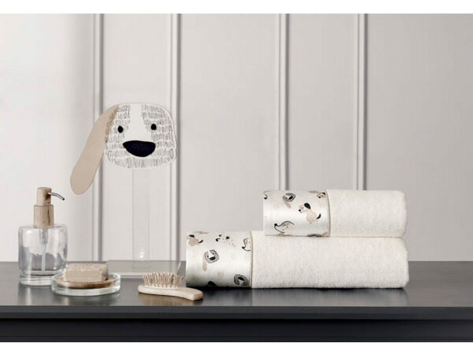 Набор полотенец Beagle махровые (50*100, 75*150) / Tivolyo Home